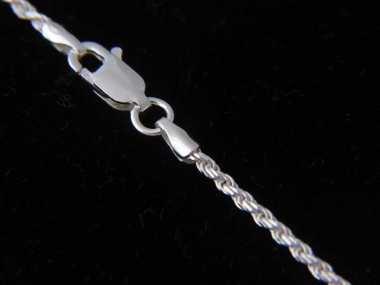 REAL 925 STERLING SILVER Chain Necklace ROPE chains of Different types