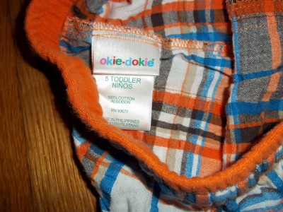 Boys Fashion Games on Boys Okie Dokie Shorts Size 5t In Good Condition Ebay