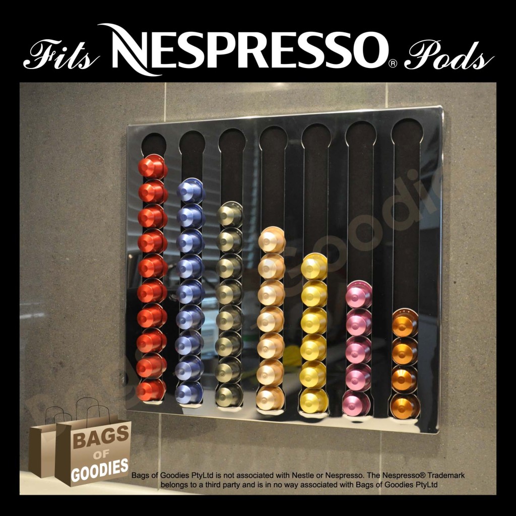 New Nespresso® Coffee Capsules Pod Wall Holderdispenser Great - Please Check Out Our Store For Other Nespresso Holders new nespresso® coffee capsules pod wall holderdispenser great - please check out our store for other nespresso holders