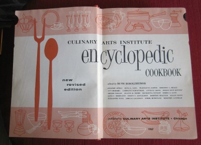  Culinary Institutes on Culinary Arts Institute Encyclopedic Cookbook By Ruth Berolzheimer