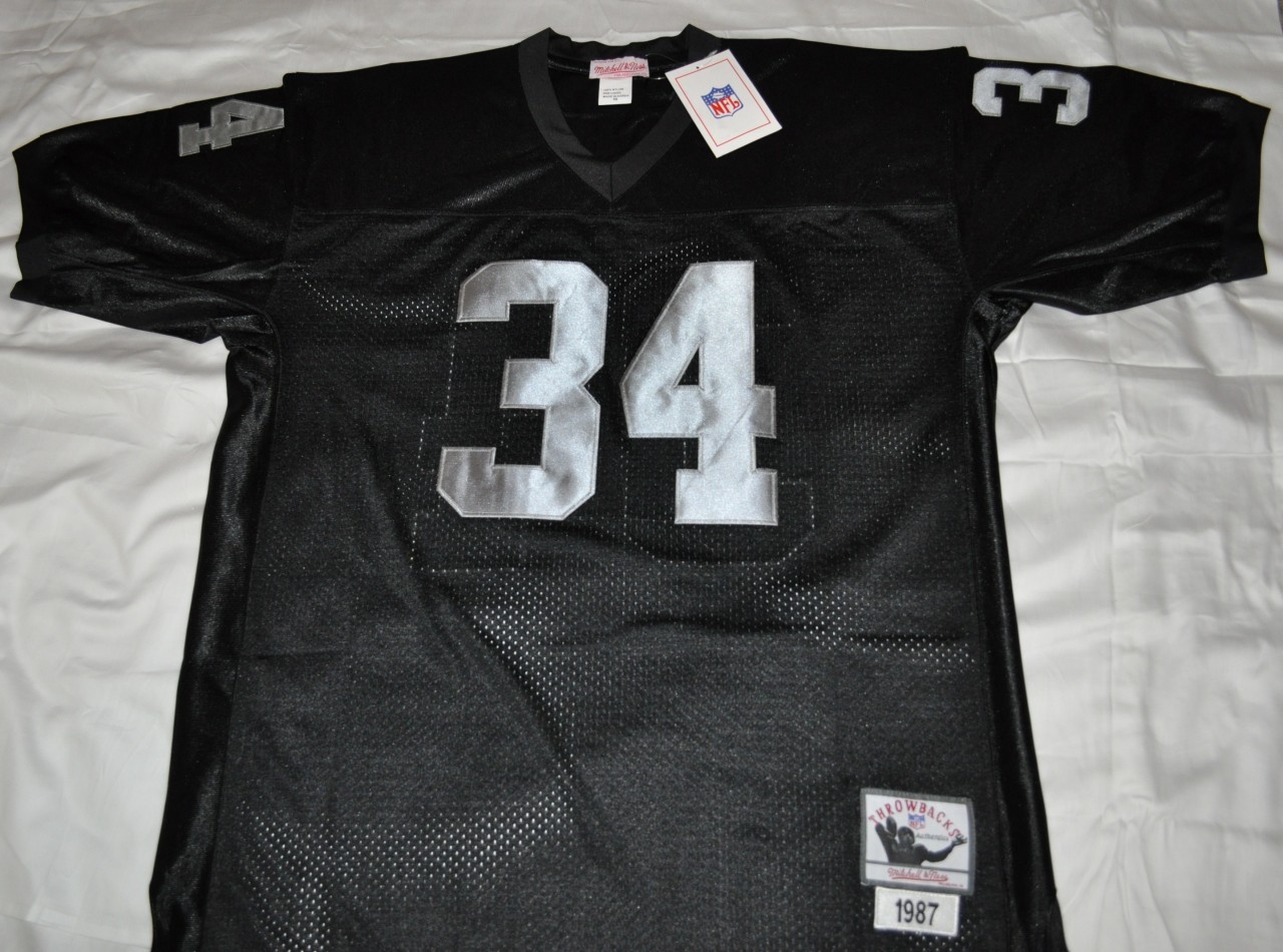 Raiders jersey number 34 clearance