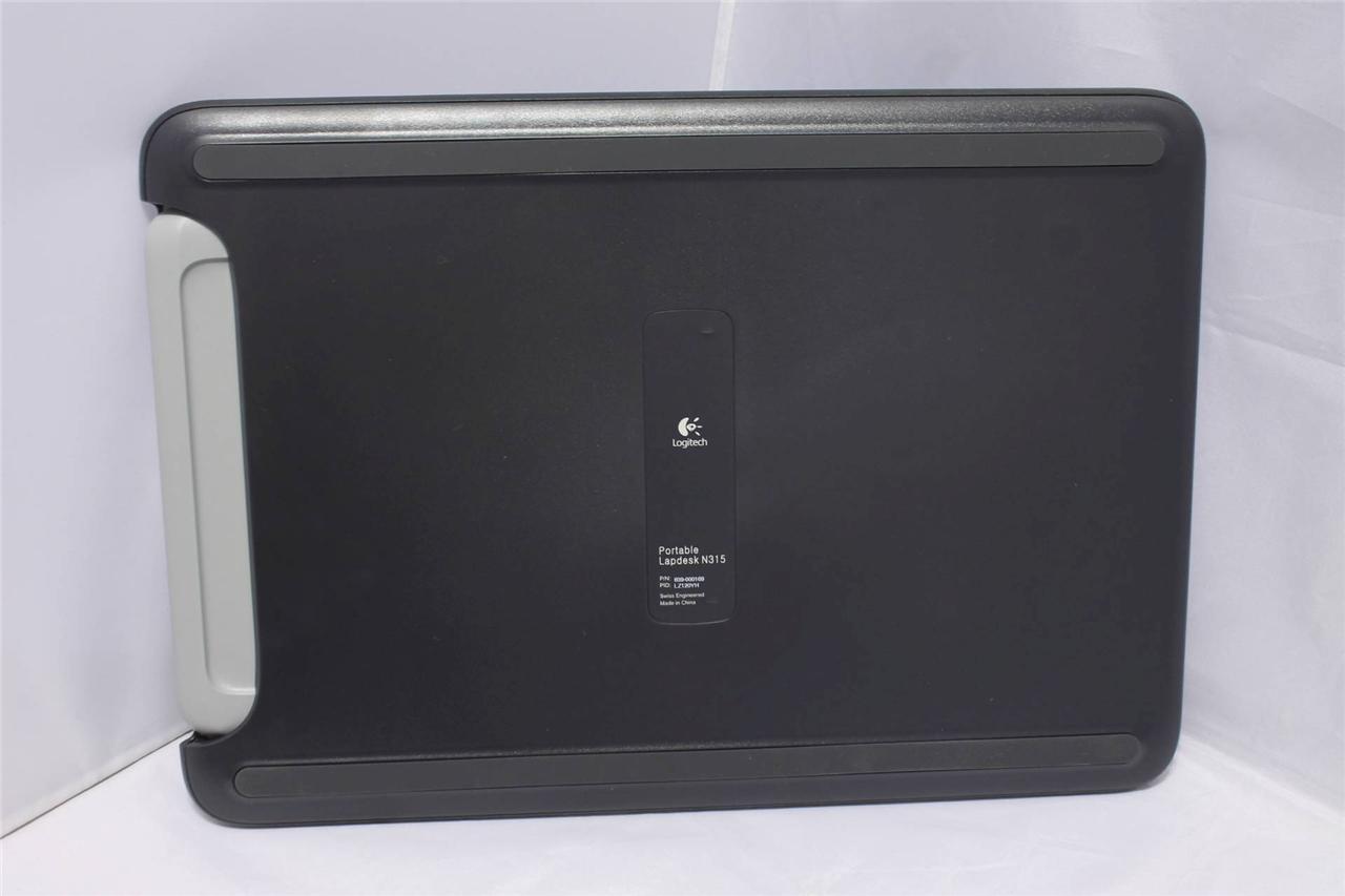 Logitech N315 Portable Lapdesk With Retractable Mouse Pad (Black) 939