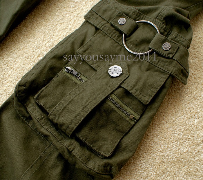 sur Coton Pantalon femme Travail Cargo camouflage ARMÉE Militaire