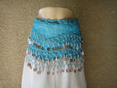 Gypsy Wedding Dresses Sale on Us Seller Halloween Gypsy Coin Skirt Tie On Scarf Belly Dancing