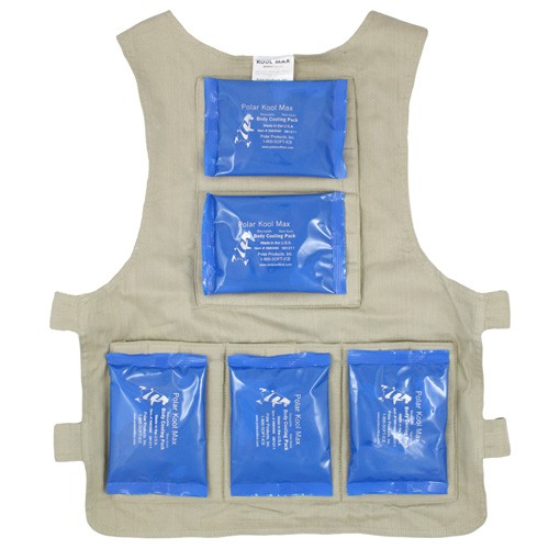cooling vest with ice packs