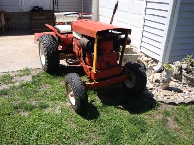 Allis Chalmers B 10 Garden Tractor With Attachments On Popscreen