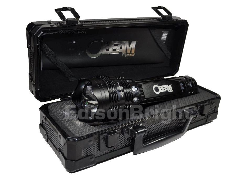 New NEBO O2 Beam 420 Lumens LED Tactical Flashlight w/ Batteries 6000 [Redline]