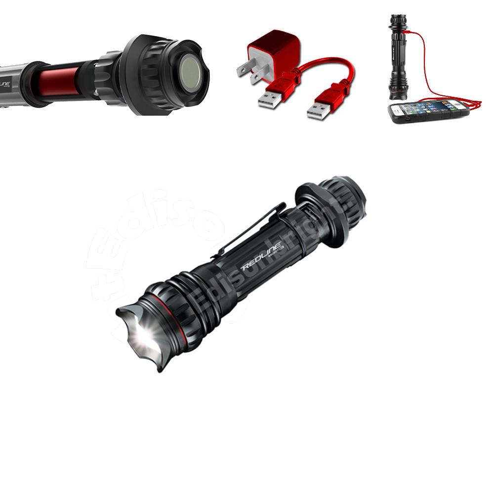 NEBO REDLINE 6189 Select RC 3100 Lux USB rechargeable LED Flashlight w/powerbank eBay