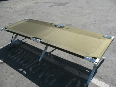 Camping on New Us Army Military Folding Camping Cot Bed Ebay
