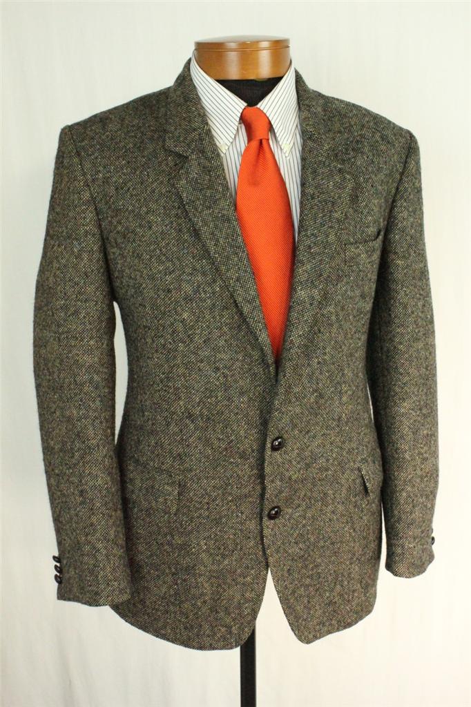 GERRARD TAILORING LTD Donegal Tweed Blazer, Sport Coat, Sz. 42 43