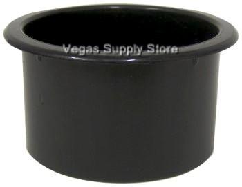 Poker table cup holders plastic