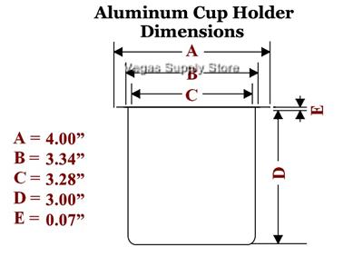 Poker table cup holders 2 3 4