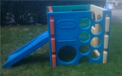 tikes slide climber cube playground