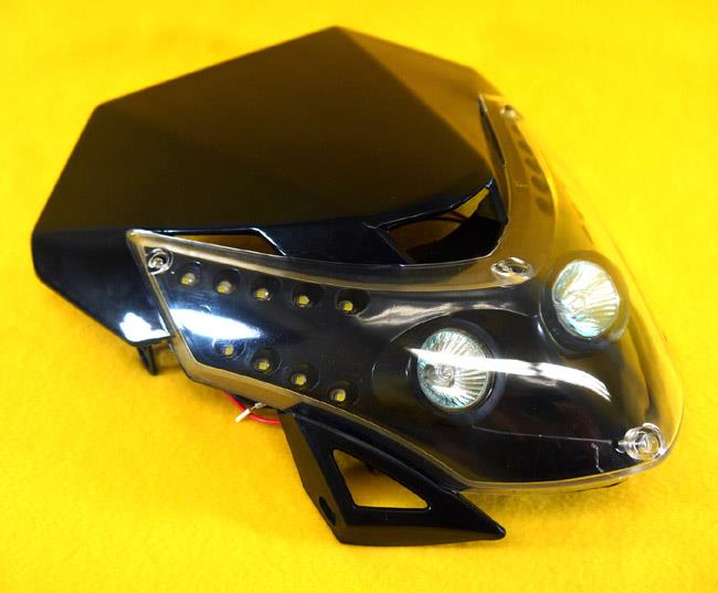 Suzuki GS500 GS1000 GS1100 GSXR 600 750 1000 Streetfighter Black LED