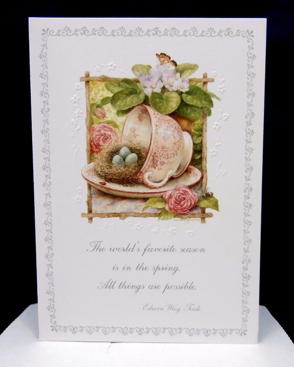 SUSAN WHEELER HOLLY POND HILL EASTER / SPRING GREETING CARD eBay