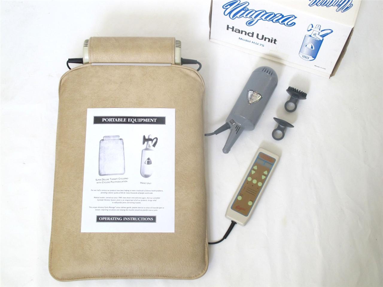 Niagara Therapy Heat Massage Thermo Cyclopad Massager Super Deluxe