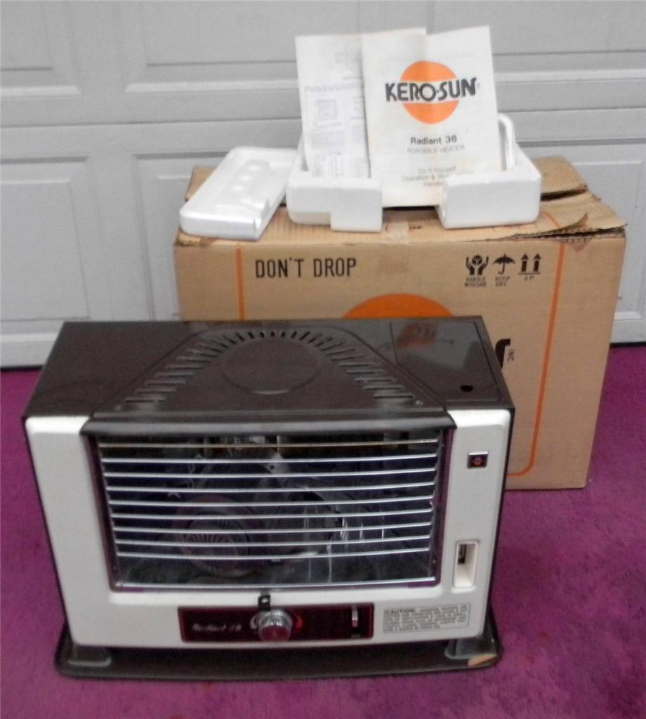 KEROSUN Radiant 36 Kerosene Portable Space Heater 9400 BTU w/Box eBay