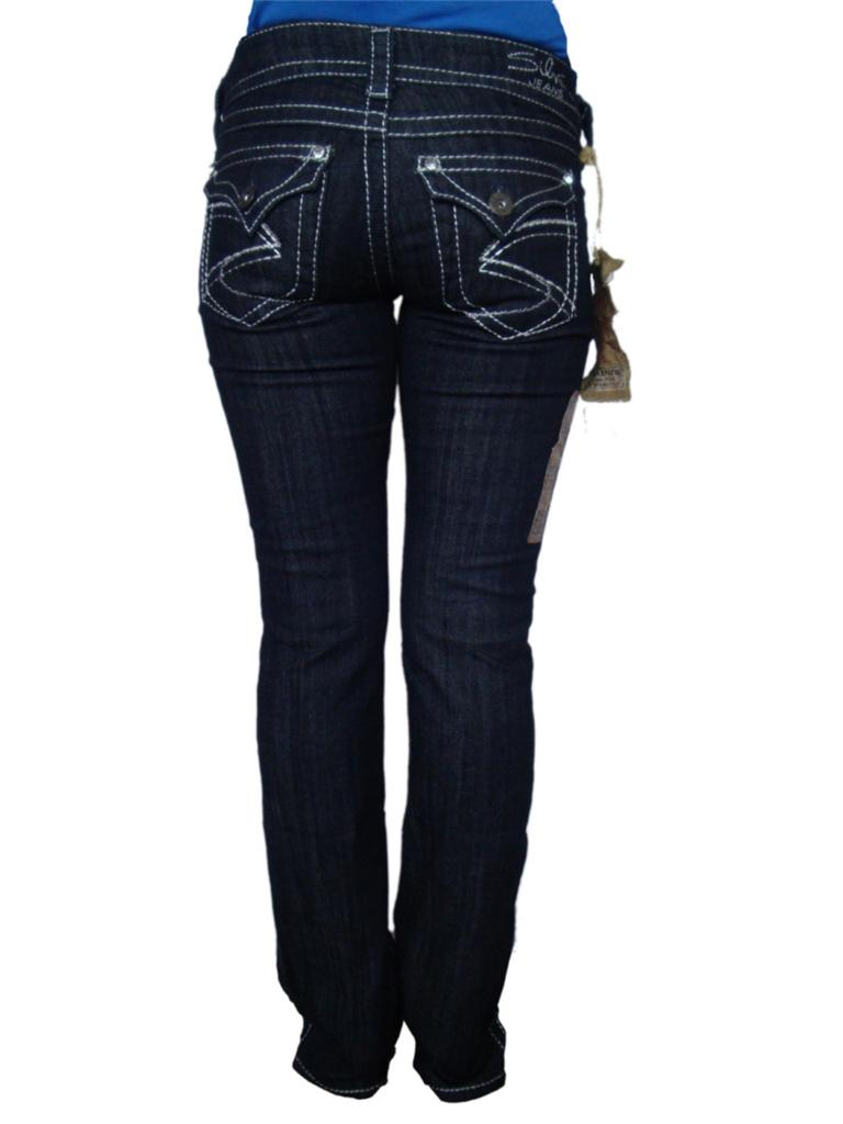 Silver Jeans Mckenzie Slim Boot CUT LOW Rise Inseams 32 34 eBay