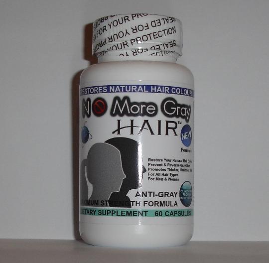 No More Gray Hair Anti Grey Pills Catalase Restores Reverses Gray Hair
