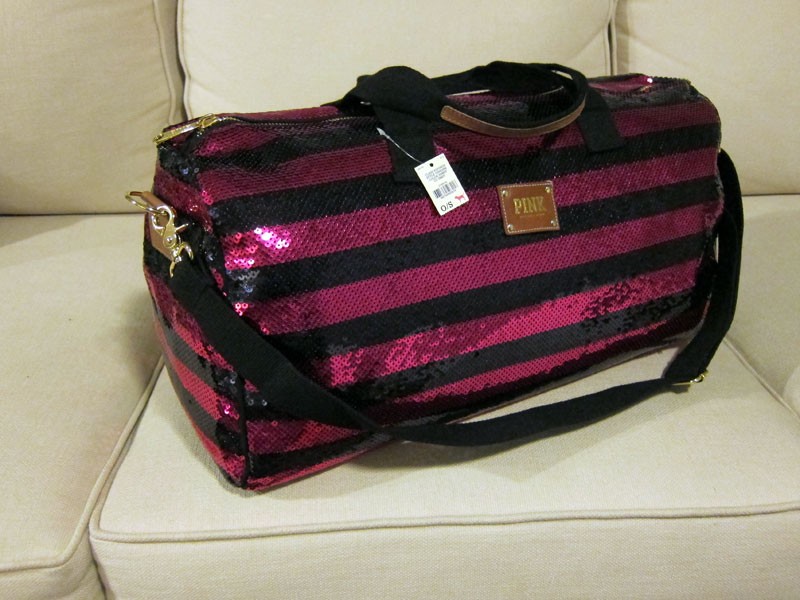 victoria secret pink duffle bag travel bag