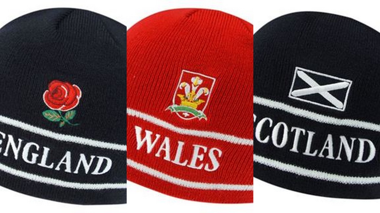 Mens WC Rugby Knit Hat ENGLAND SCOTLAND WALES SIX NATIONS BNWT | eBay