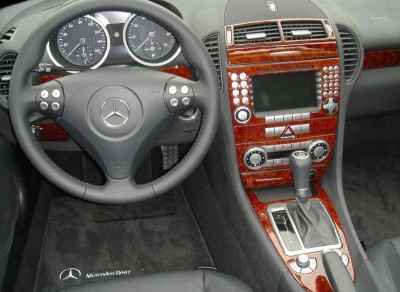 Mercedes wood grain interior kits #4