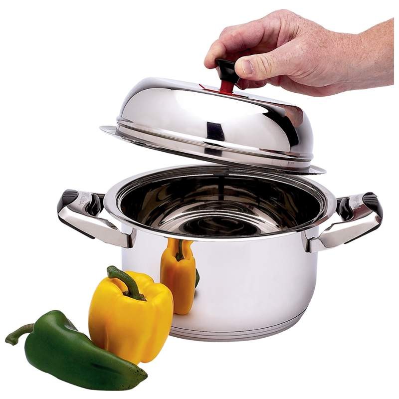 28pc Waterless T304 Stainless Steel Cookware Set Heavy Gauge 12Element