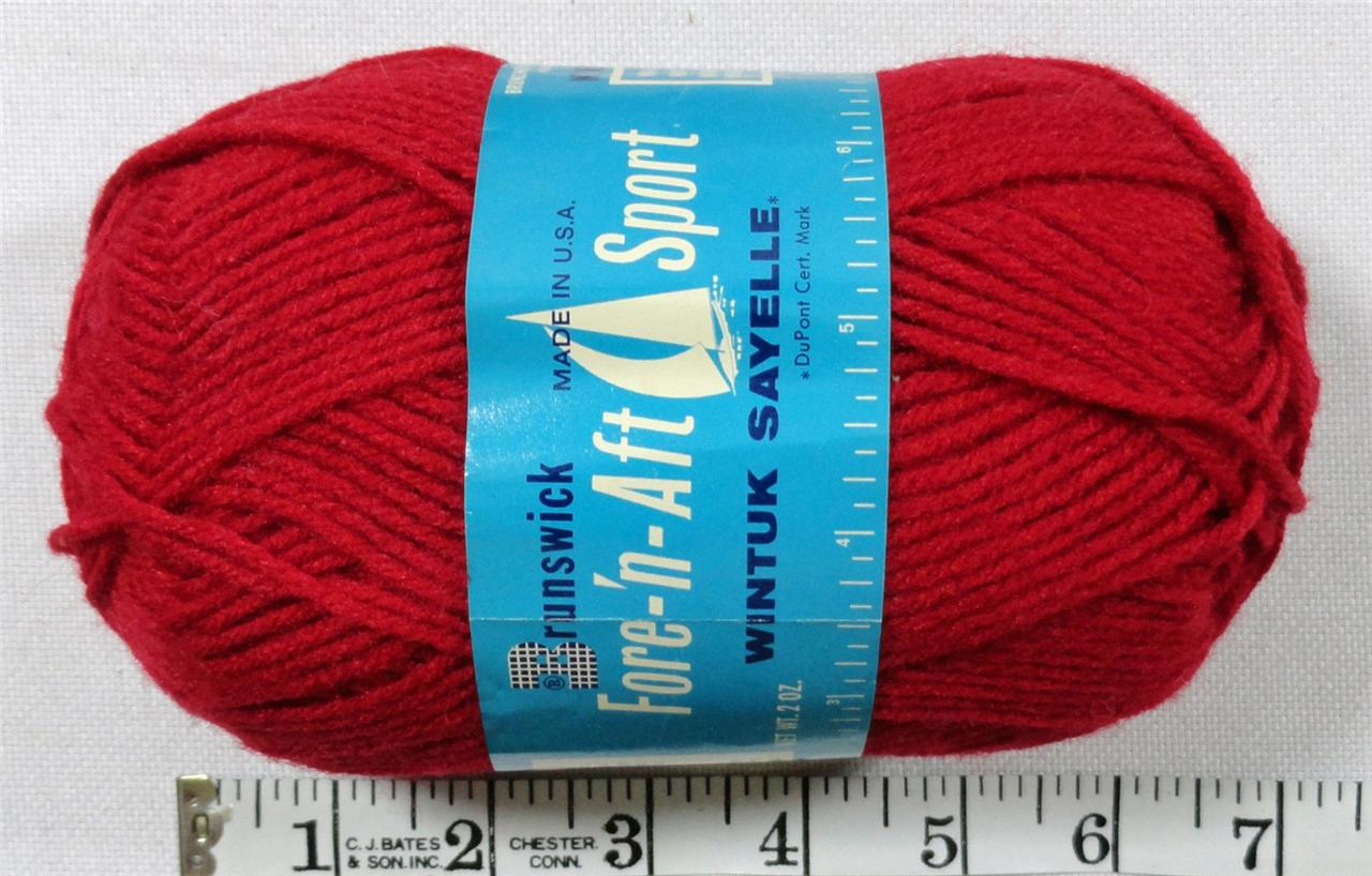 12 SKEINS VINTAGE BRUNSWICK FORENAFT SPORT ACRYLIC YARN (2548) eBay