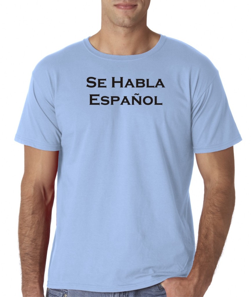 Mens Se Habla Español Espanol Spanish Languages TShirt Tee eBay