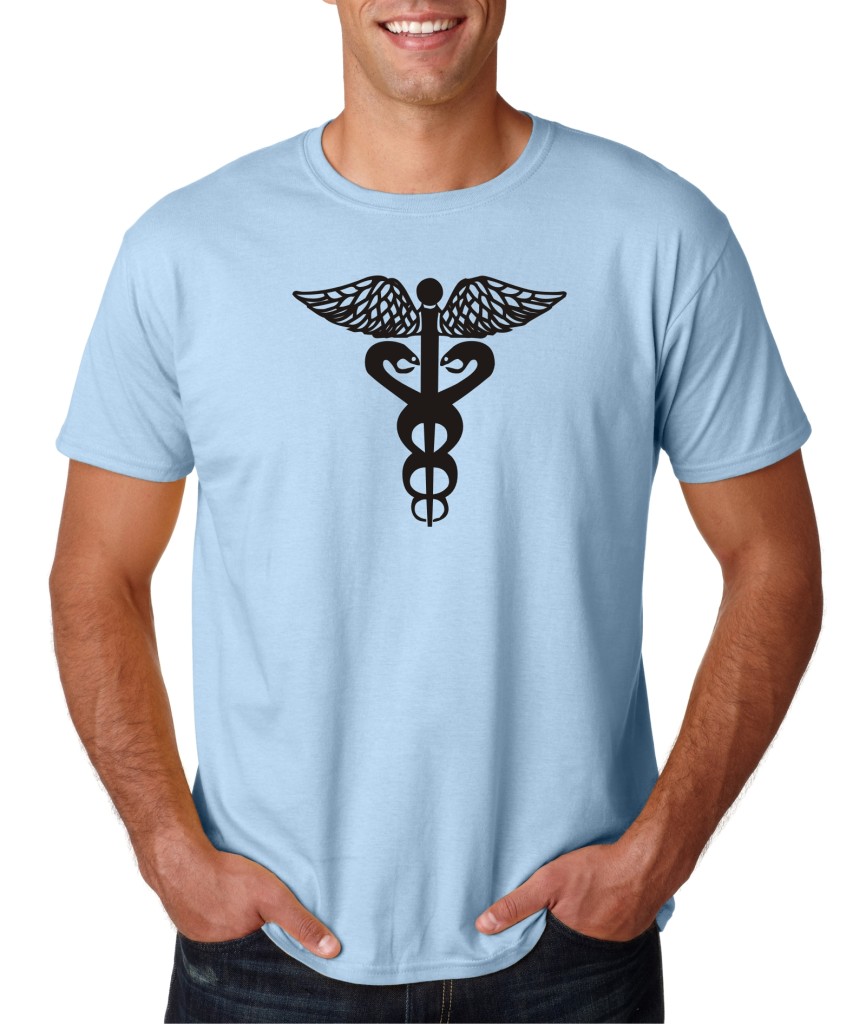 caduceus t shirt