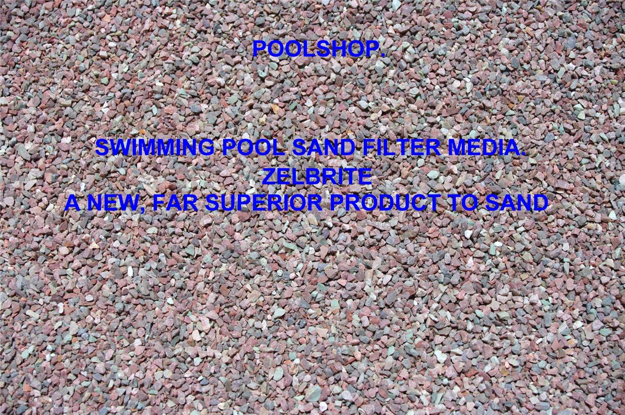 FILTER MEDIA ZELBRITE ZEOLITE POOL SWIMMING SAND FILTRATION CLEANER WATER PUMP eBay
