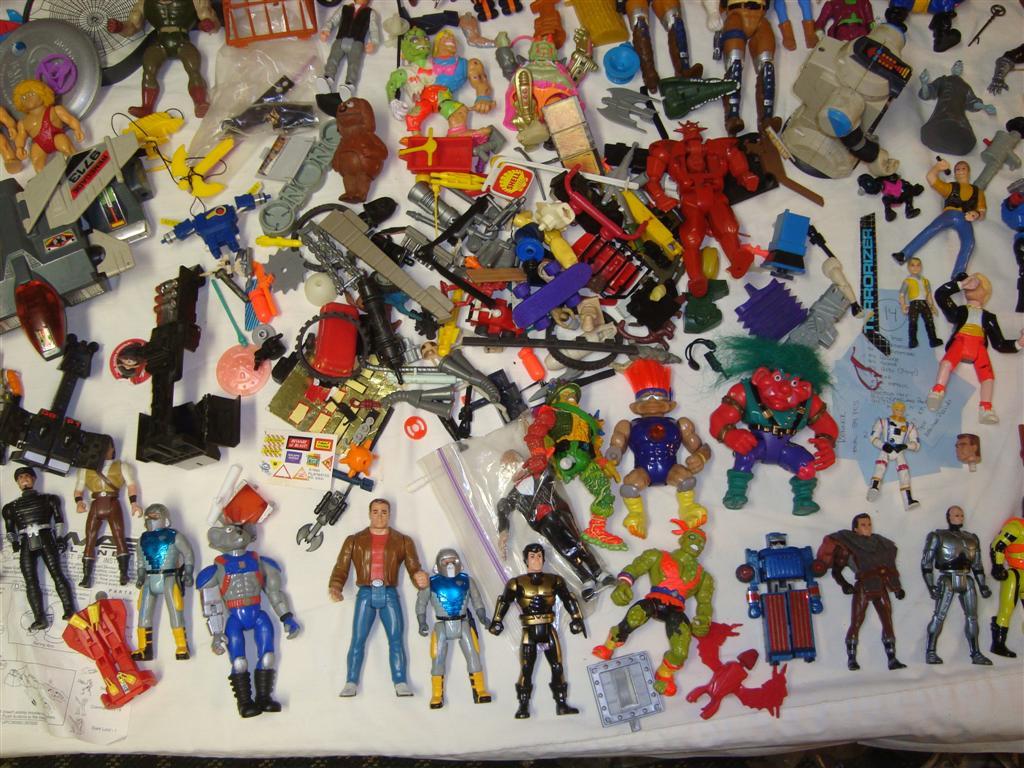 Massive Action Figure Lot from 70s, 80s, 90s many different toy lines!