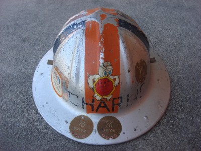 skull bucket aluminum hard hat