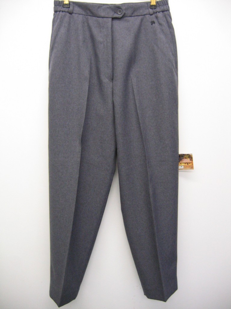 ladies grey bowling trousers
