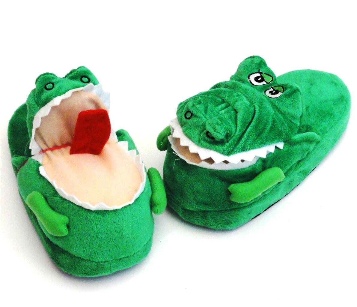 Kids Animated Animal Slippers Comfy Cosy Gift Mule Eskimo Soft Animal