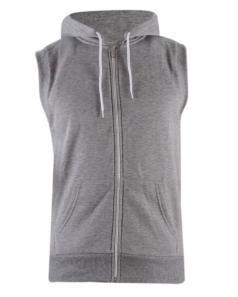 Mens Designer Soul Star Sleeveless Hoodie Gym Sweat Top Hooded Jumper