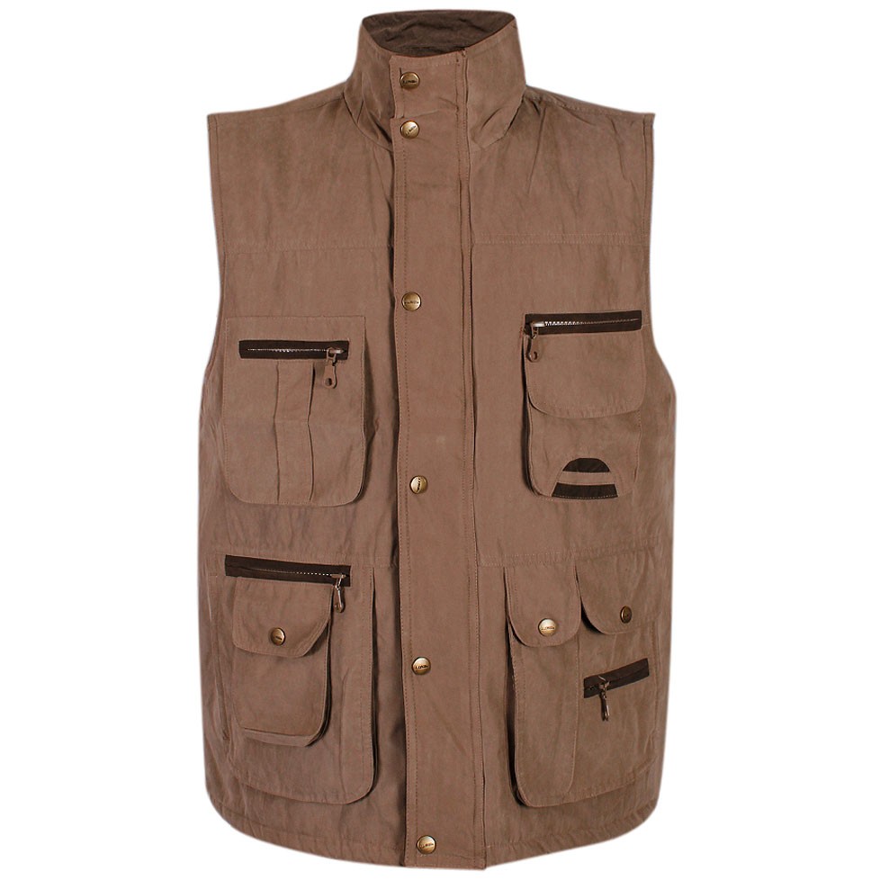 Mens JJ Willis Hunting Gilet Multipocket Sleeveless Super Soft Hunter