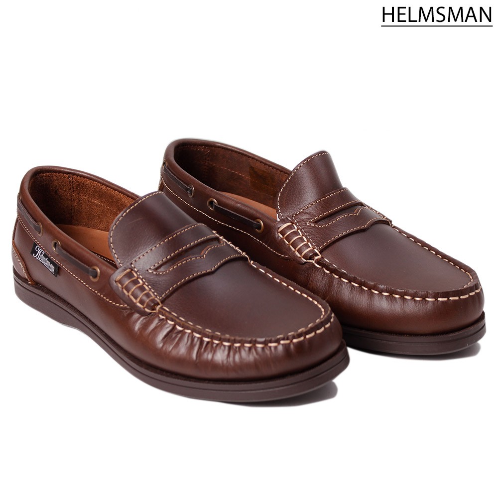 Mens Boat Shoes Leather Nubuck Slip On Lace Up Deck Moccasin Gents Two