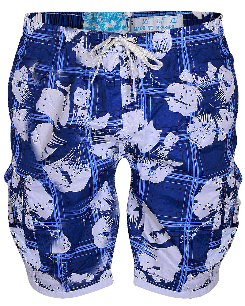 New Brave Soul Men's Swim Shorts Board Hawaiian Floral Surf Beach