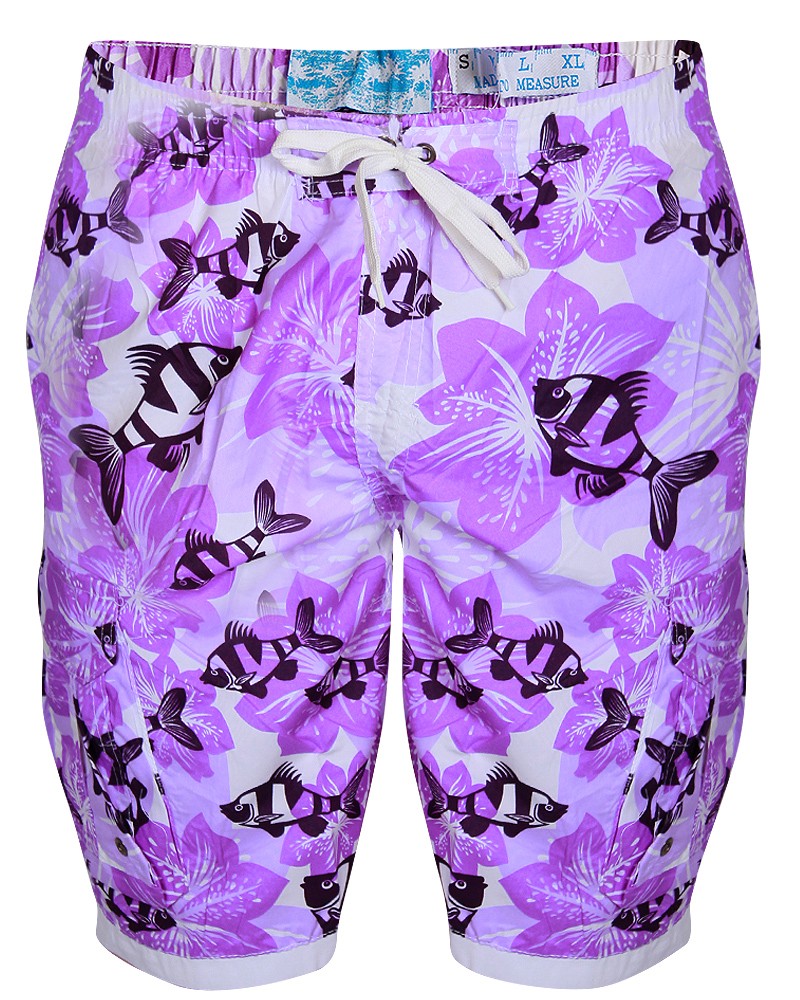 New Brave Soul Men's Swim Shorts Board Hawaiian Floral Surf Beach