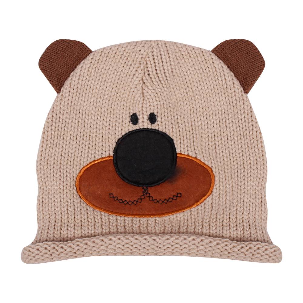 Kids Animal Beanie Childrens Soft Knitted Beanies Winter Knit Hat Ages