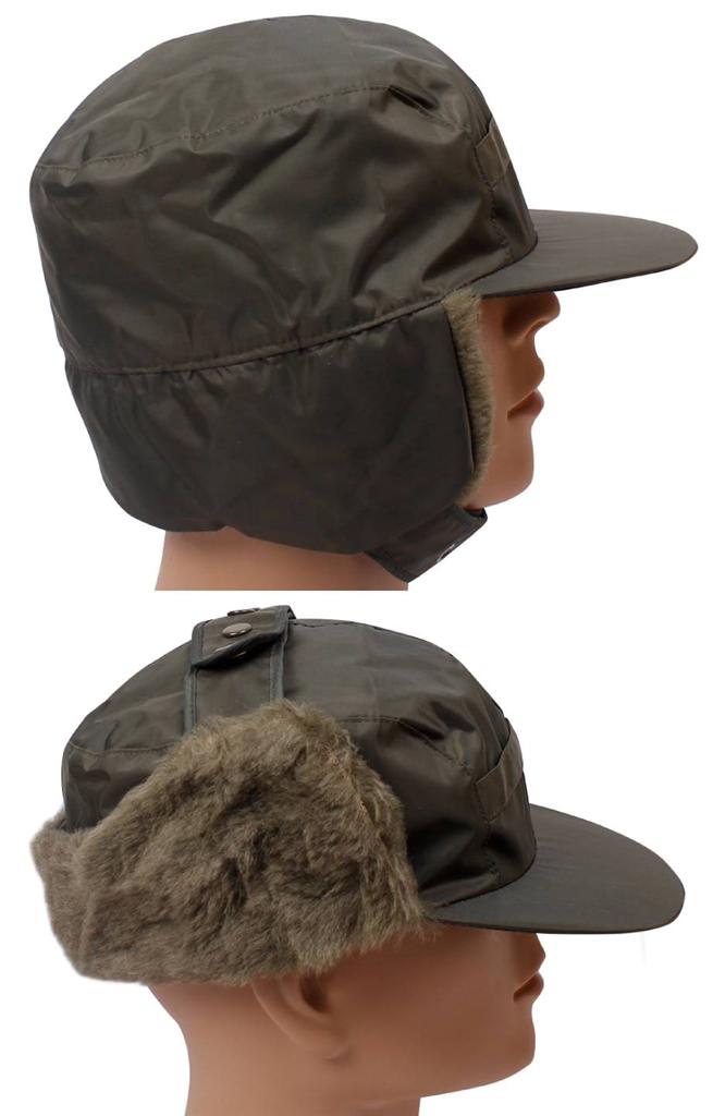 Mens Ear Flap Hat Faux Fur Russian Trapper Hats Hunting Fishing Warm