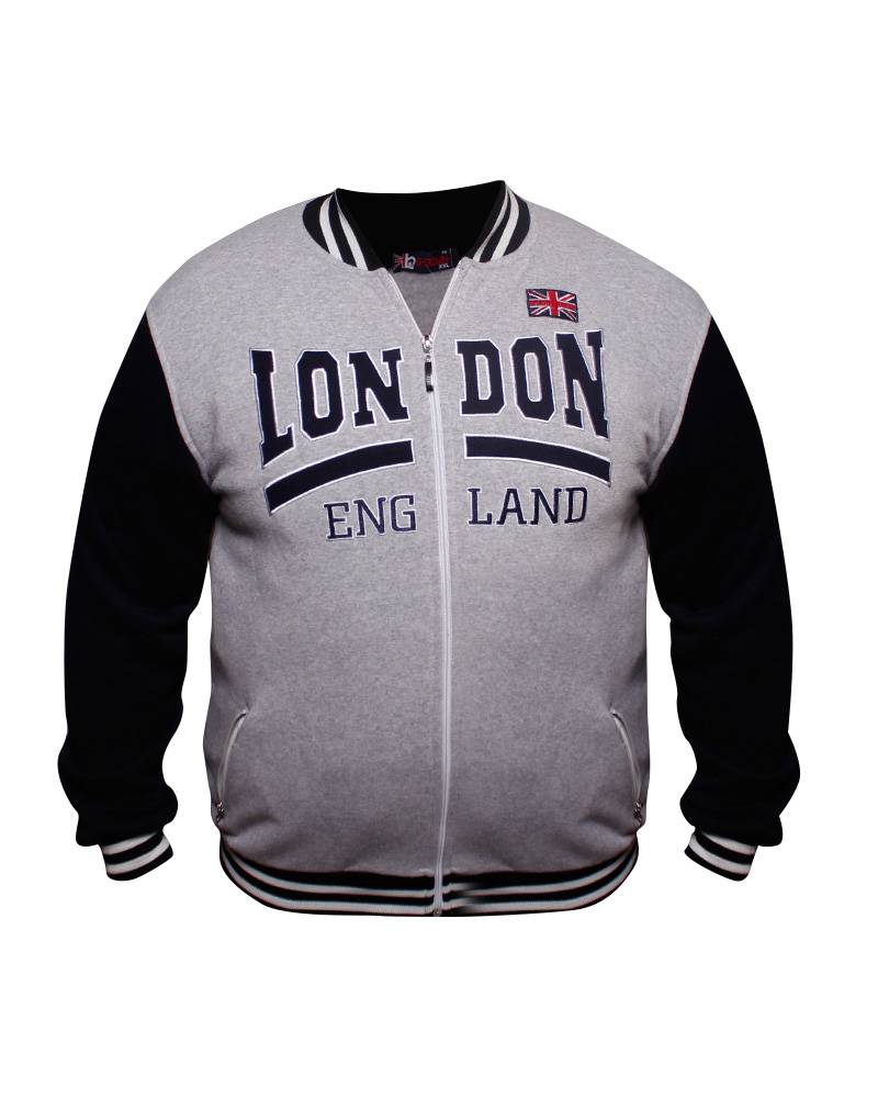 Mens Varsity Jacket London England College Baseball Jacket Sweat Casual