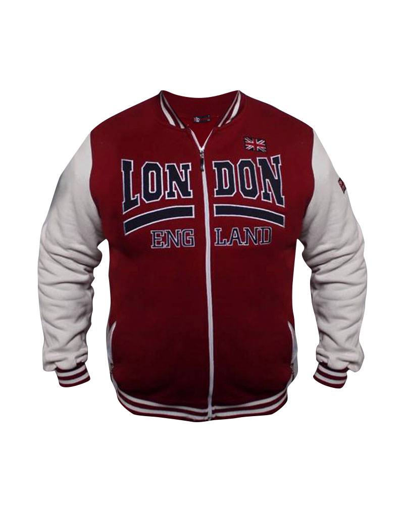 Mens Varsity Jacket London England College Baseball Jacket Sweat Casual