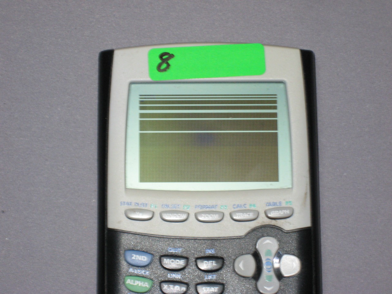 Texas Instruments TI84 Plus Yellow Graphing Calculator (Lines on