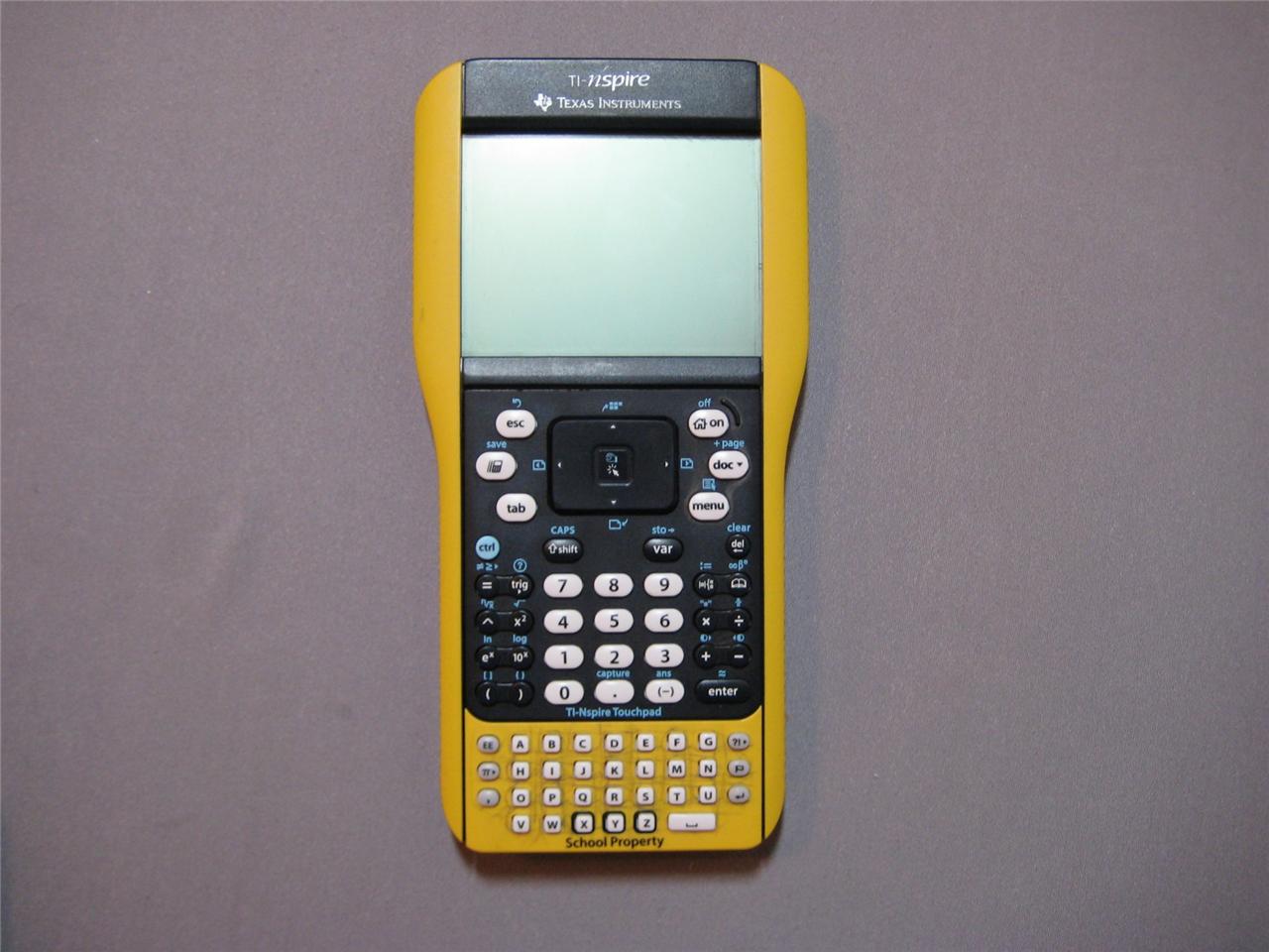 Texas Instruments TINspire Touchpad YELLOW (GREAT CONDITION) No Cover