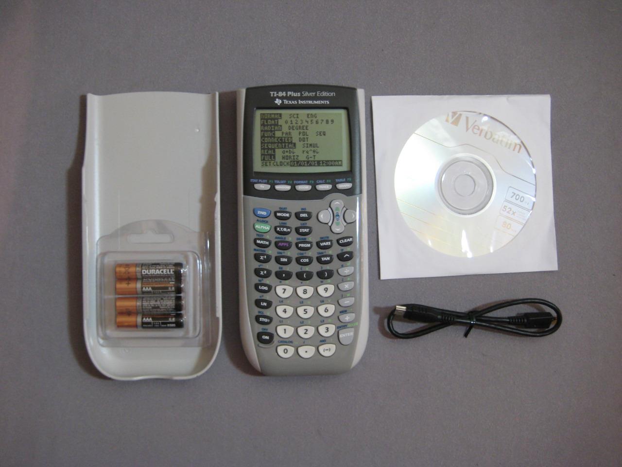 Texas Instruments TI84 Plus Silver Edition Graphing Calculator TI84