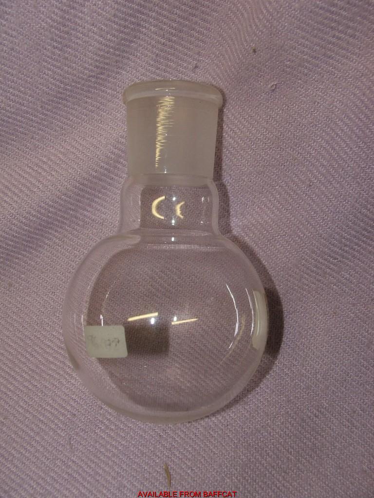Quickfit Glass FR50/2S 50ml Round Bottom Flask B19/26 NS19 Laboratory