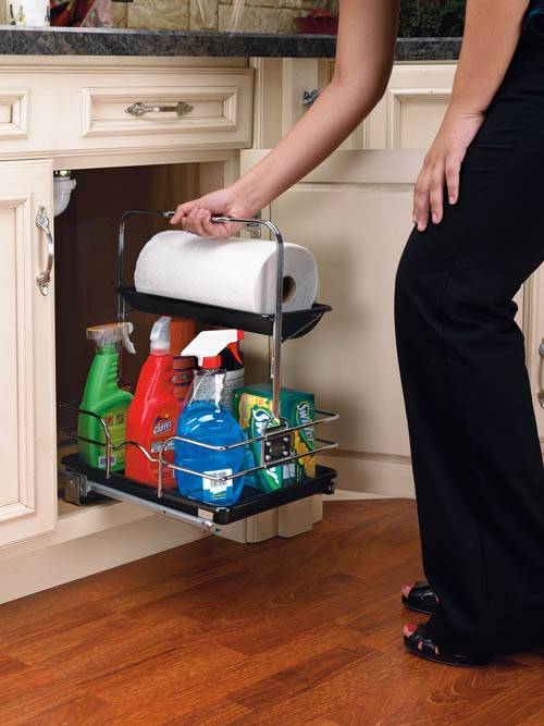 REVASHELF Undersink Pullout Removable Cleaning Caddy Sink & Base Acc