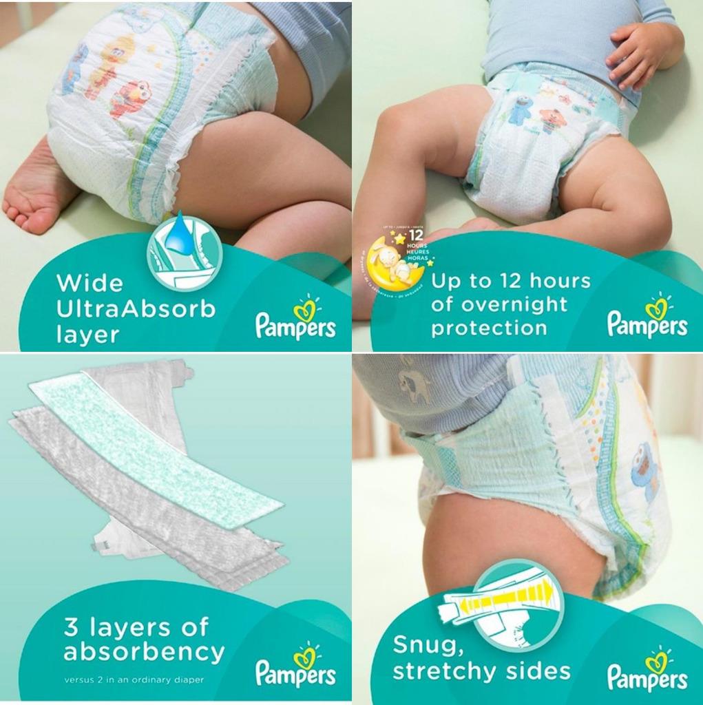 Luvs Ultra Leakguard Diapers *Pick Your Baby Size Nb, 1, 2, 3, 4, 5, 6